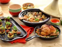 Jigsaw Puzzle chicken with vegetables