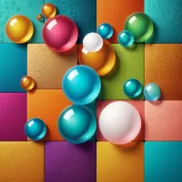 Puzzle Squares and bubbles