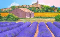 Jigsaw Puzzle Lavender field