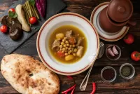 Quebra-cabeça Lavash and soup