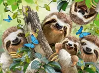 Quebra-cabeça Sloths