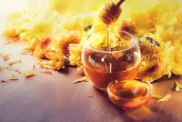 Quebra-cabeça Petals with honey