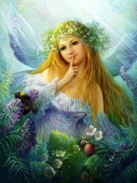 Jigsaw Puzzle Forest fairy
