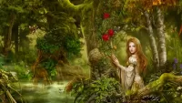 Jigsaw Puzzle Forest princess