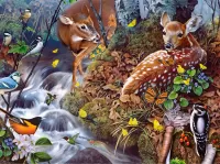Jigsaw Puzzle Forest dwellers