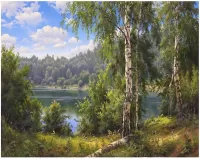 Jigsaw Puzzle Forest lake_7