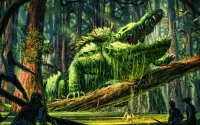 Rompecabezas Forest crocodile