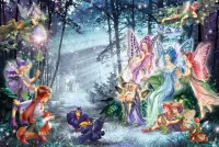 Jigsaw Puzzle forest council