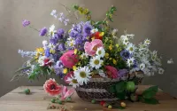 Jigsaw Puzzle Summer flowers
