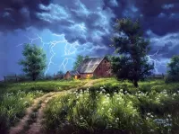 Zagadka summer thunderstorm
