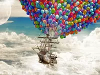 Jigsaw Puzzle Flying ship