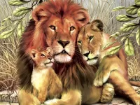 パズル Pride of lions