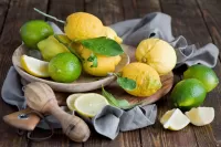 Пазл Лимоны и лаймы