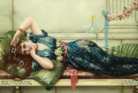 Puzzle Reclining odalisque