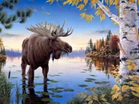 Puzzle Moose