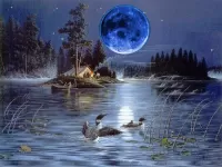 Rompecabezas Luna nad rekoy 