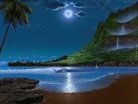 Пазл Луна в заливе
