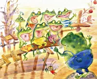 Quebra-cabeça Frog choir