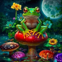 Jigsaw Puzzle Frog