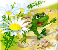 Jigsaw Puzzle Frog