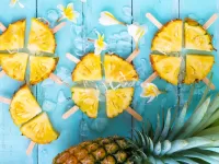 Jigsaw Puzzle Ice and pineapple