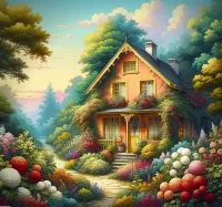 Jigsaw Puzzle Favorite home