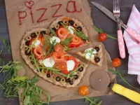 Jigsaw Puzzle Love for pizza