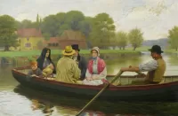 Jigsaw Puzzle People in a boat