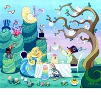 Jigsaw Puzzle Mad Tea Party
