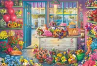 Пазл Магазин цветов