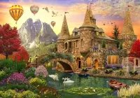 Jigsaw Puzzle magic castle