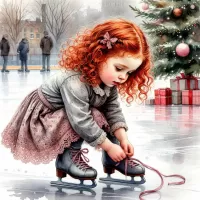 ジグソーパズル リトルフィギュアスケーター