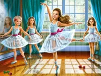 Jigsaw Puzzle Young ballerinas