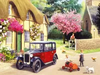 Jigsaw Puzzle Little driver