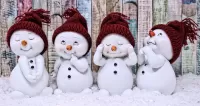 パズル Baby snowmen