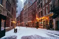 Rompecabezas Manhattan in winter