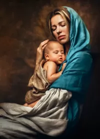 Пазл Мать и дитя