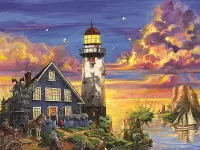 Jigsaw Puzzle Lighthouse