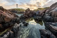 Quebra-cabeça Lighthouse in Ireland