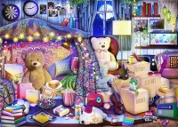 Jigsaw Puzzle Bear apartment