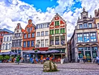 Quebra-cabeça Mechelen Belgium