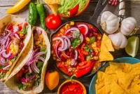 Quebra-cabeça Mexican cuisine