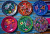 Jigsaw Puzzle Mexican plates