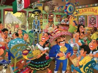 Jigsaw Puzzle Mexican Restaurant