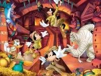 Jigsaw Puzzle Mickey and treasures