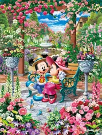 Jigsaw Puzzle Mickey mouse on Sweden