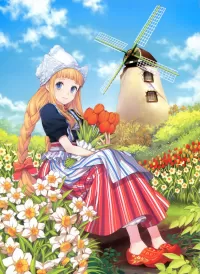 Puzzle Mill in Flowers
