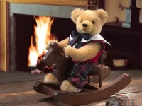 Rompicapo Teddy-bear on rocking horse