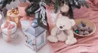 Puzzle Teddy bear under the tree