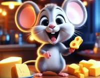 Puzzle Mouse and cheese